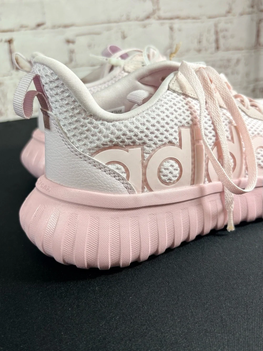 adidas Kids Pink Mesh Lightweight Sneakers